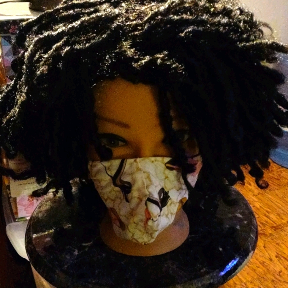 Dread curled wig
